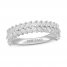 Neil Lane Premier Diamond Anniversary Ring 1-1/5 ct tw Marquise-Cut 14K White Gold