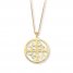 Fleur-de-Lis Necklace 14K Yellow Gold