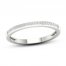 Diamond Wedding Band 1/15 ct tw Round-cut 10K White Gold