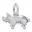 Pig Charm Sterling Silver