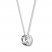 Diamond Solitaire Necklace 1/4 Carat 14K White Gold