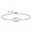 Encircled by Love Diamond Bolo Bracelet 1/3 ct tw Round-cut 10K White Gold