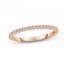Diamond Wedding Band 1/6 ct tw Round-cut 10K Rose Gold