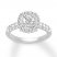 Diamond Engagement Ring 1 ct tw Round-cut 14K White Gold