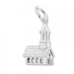 Church Charm Sterling Silver