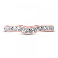 Diamond Contour Ring 1/3 ct tw 14K Rose Gold