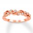 Diamond Wedding Band 1/15 ct tw Round-cut 14K Rose Gold