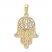 Hamsa Charm 14K Yellow Gold