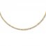 Figaro Choker Necklace 14K Yellow Gold