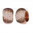 Le Vian Diamond Huggie Earrings 1-7/8 ct tw 14K Strawberry Gold