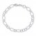 Oval Link Anklet Sterling Silver 10" Length