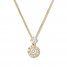 Diamond Necklace 1/4 ct tw Round-cut 10K Yellow Gold