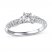Diamond Engagement Ring 5/8 ct tw 14K White Gold