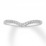 Diamond Anniversary Band 1/10 ct tw Round-cut 10K White Gold