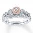 Diamond Bridal Set 1/2 Carat tw 10K White Gold