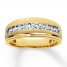 Previously Owned Men's Wedding Band 1/2 ct tw Diamonds 10K Yellow Gold
