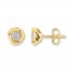 Diamond Earrings 1/15 ct tw Round-cut 10K Yellow Gold