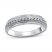 Men's Diamond Wedding Ring 1/2 ct tw 10K White Gold