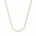 Square Wheat Chain 14K Yellow Gold Necklace 24" Length