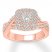 Diamond Engagement Ring 7/8 carat tw 14K Rose Gold