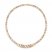 Stampato Necklace 10K Tri-Tone Gold 18"