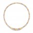 Stampato Necklace 10K Tri-Tone Gold 18"