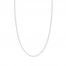 16" Forzatina Chain Necklace 14K White Gold Appx. 1.45mm