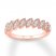 Diamond Anniversary Band 1/6 ct tw Round-cut 10K Rose Gold