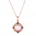 Le Vian Opal Necklace 1/8 ct tw Diamonds 14K Strawberry Gold 18"