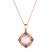 Le Vian Opal Necklace 1/8 ct tw Diamonds 14K Strawberry Gold 18"