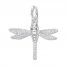 Dragonfly Charm Sterling Silver