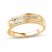 Men's Wedding Band 1/10 ct tw Diamonds 10K Yellow Gold