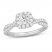 Diamond GIA-graded Engagement Ring 1 ct tw Princess-cut 14K White Gold