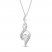 Diamond Necklace 1/10 ct tw Sterling Silver 18"