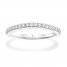 Tolkowsky Wedding Band 1/3 Carat tw Diamonds 14K White Gold