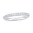 Lab-Created Diamonds by KAY Wedding Band 1/5 ct tw 14K White Gold