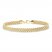 Italian Multi Strand Rope Bracelet 14K Yellow Gold 7.5"