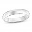 Wedding Band 14K White Gold 4mm