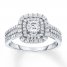 Diamond Engagement Ring 1 ct tw Round-cut 14K White Gold