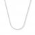 Wheat Chain Necklace 14K White Gold 18" Length