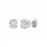 Lab-Created Diamonds by KAY Stud Earrings 2 ct tw Round-Cut 14K White Gold