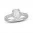 Neil Lane Diamond Engagement Ring 1 ct tw Emerald/Round 14K White Gold