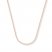 Wheat Chain Necklace 14K Rose Gold 16" Length