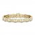 Men's Diamond Bracelet 1/2 ct tw Round-cut 10K Yellow Gold 8.5"
