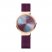 BERING Women's Anniversary Rose Gold Stainless Purple Mesh Strap Watch