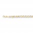 Braided Snake Chain Bracelet 14K Two-Tone Gold