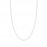 20" Singapore Chain 14K White Gold Appx. .8mm