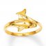 Dolphin Ring 14K Yellow Gold