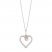 Hallmark Diamonds Necklace 1/10 ct tw Sterling Silver/10K Gold