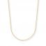 Cable Chain Necklace 14K Yellow Gold 30" Length